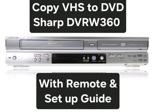 Sharp rw360h registratore - dv-rw360h,