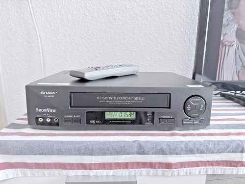 Vhs vcr sharp mh781 - sharp,