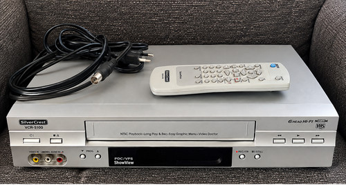 Magnétoscope vhs silvercrest - vhs,